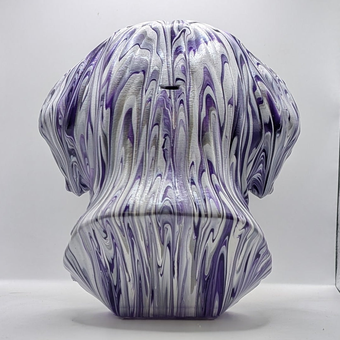 Tibetan Terrier Head – Hand Painted
