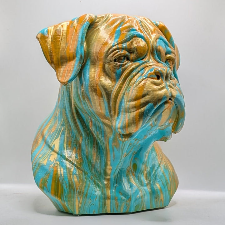 Dogue De Bordeaux Head – Hand Painted