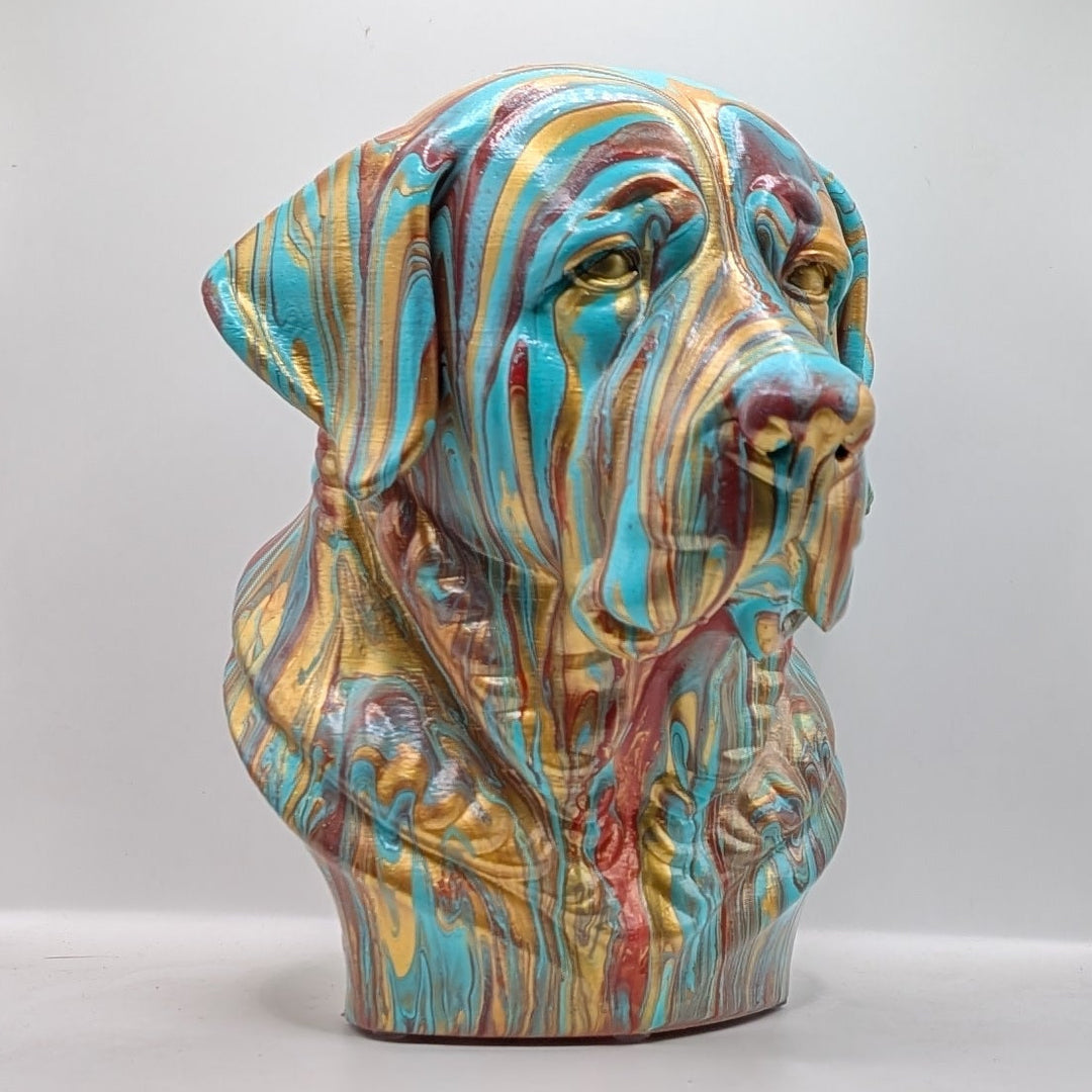 Spanish Mastiff Head – Hand Painted