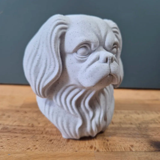 Pekingese Bust