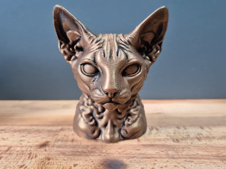 Rex Cornish Head – Hand Painted