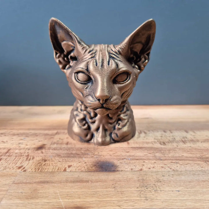 Rex Cornish Head – Hand Painted