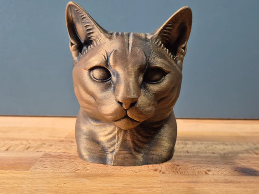 Russian Blue Cat Bust