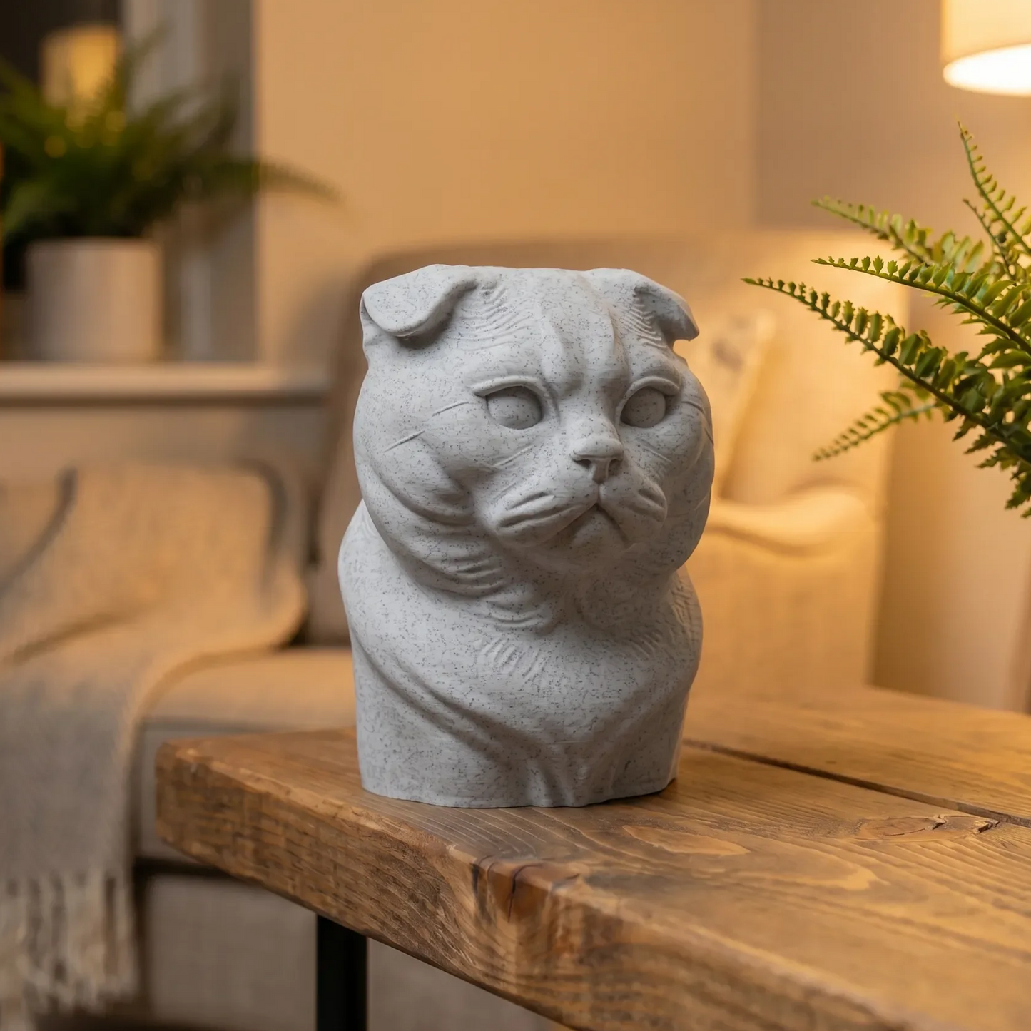 Cat Heads - Stone Style Heads