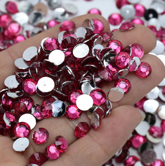 Fushsia Pink Rhinestones 50g