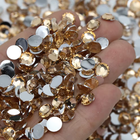 Champagne Gold Rhinestones 50g