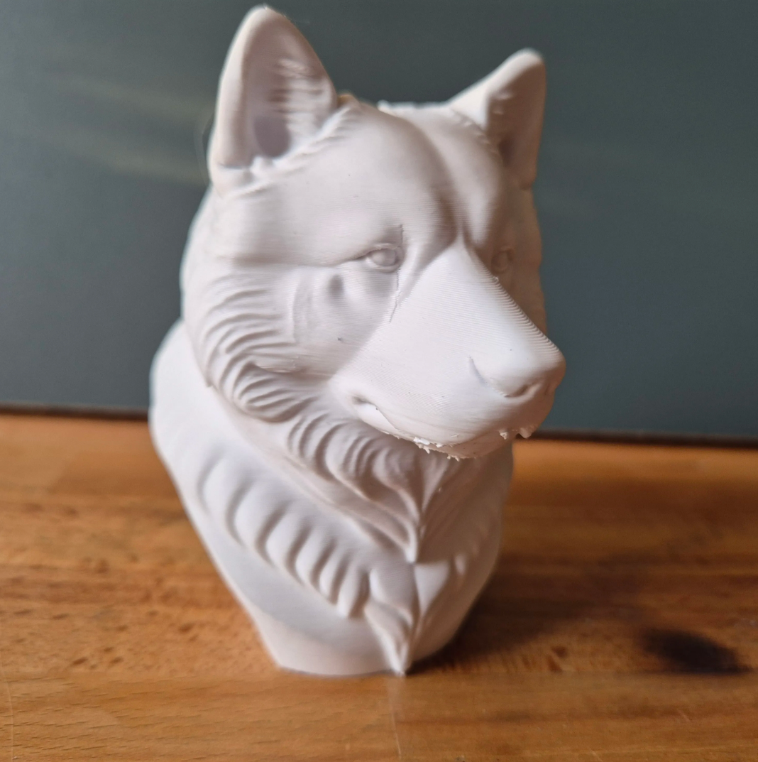Alaskan Malamute Head – Hand Painted