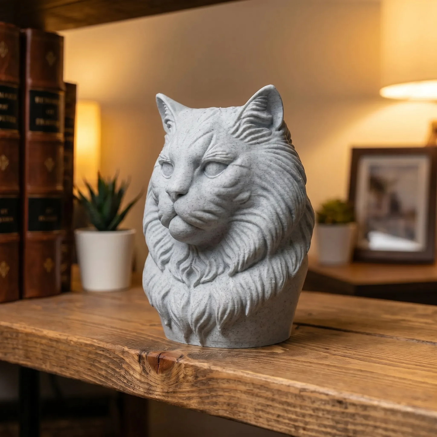 Cat Heads - Stone Style Heads
