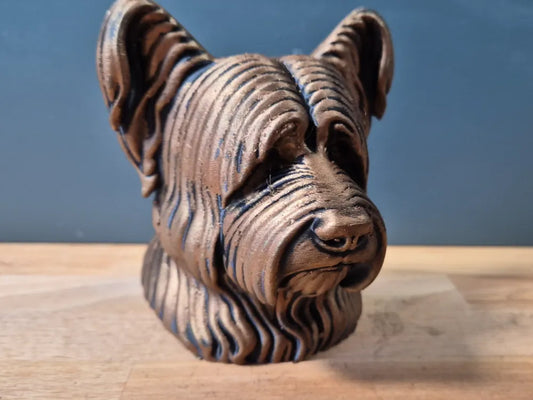 Skye Terrier Bust
