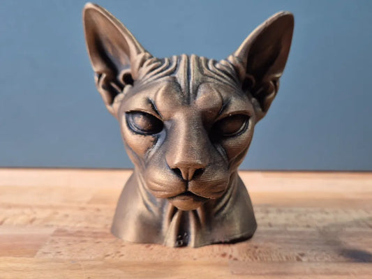 Sphynx Cat Bust
