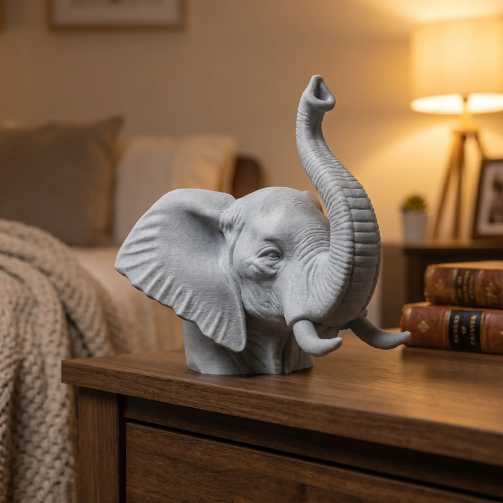 Decorative African Elephant Head For Home Decor