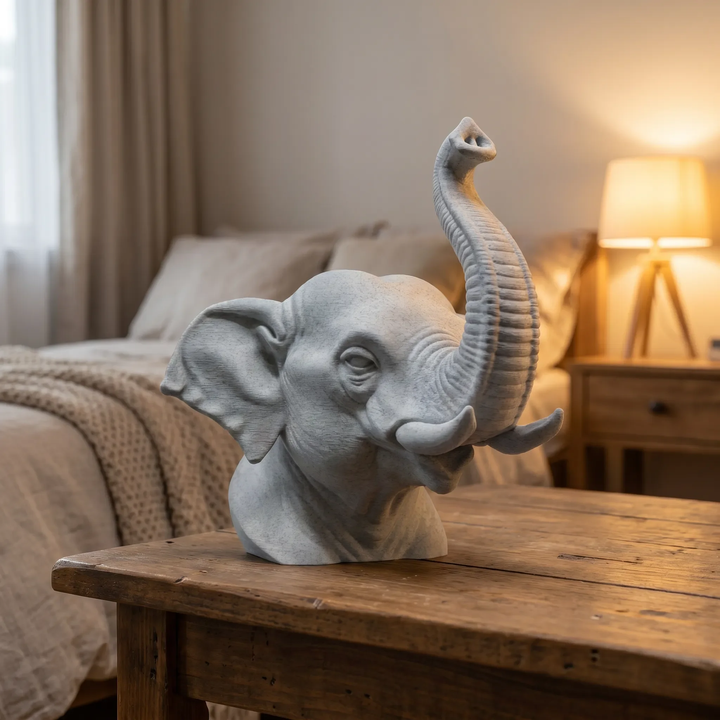Decorative Asian Elephant Head For Home Decor