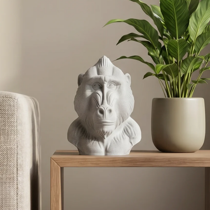 Decorative Baboon Head For Home Decor