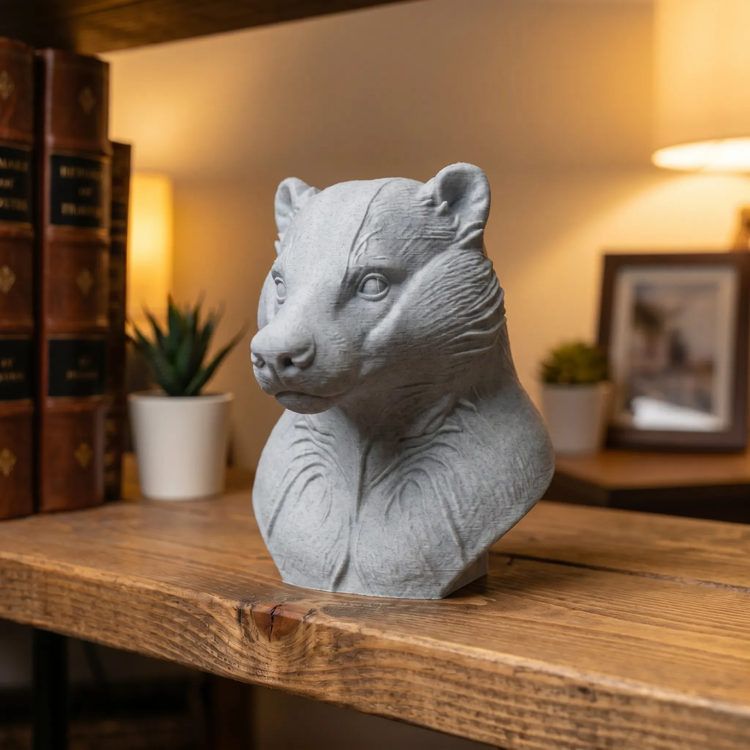 Decorative Badger Head For Home Decor