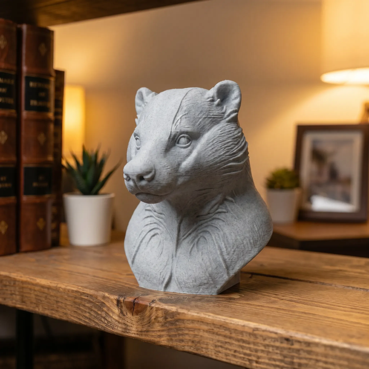 Decorative Badger Head For Home Decor