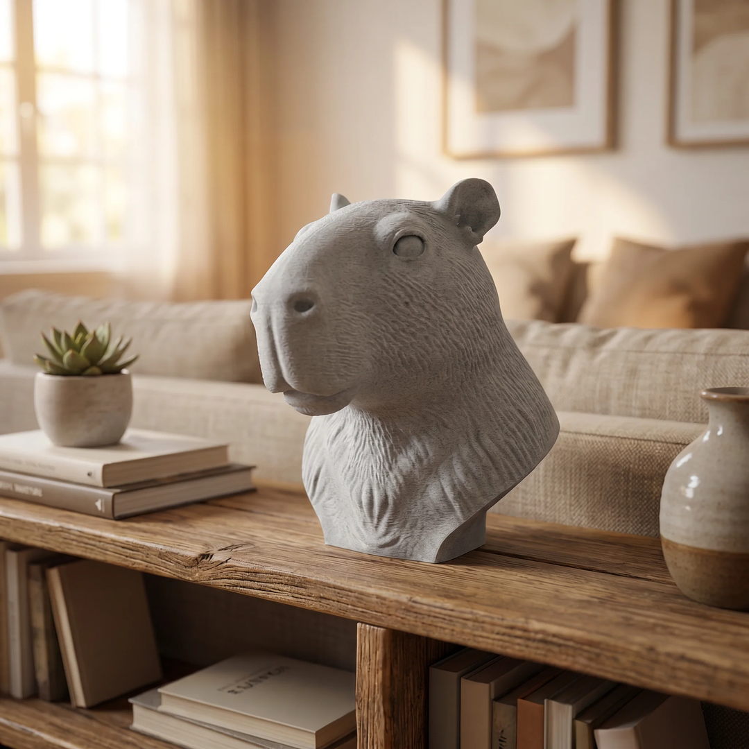 Decorative Capybara Head For Home Decor