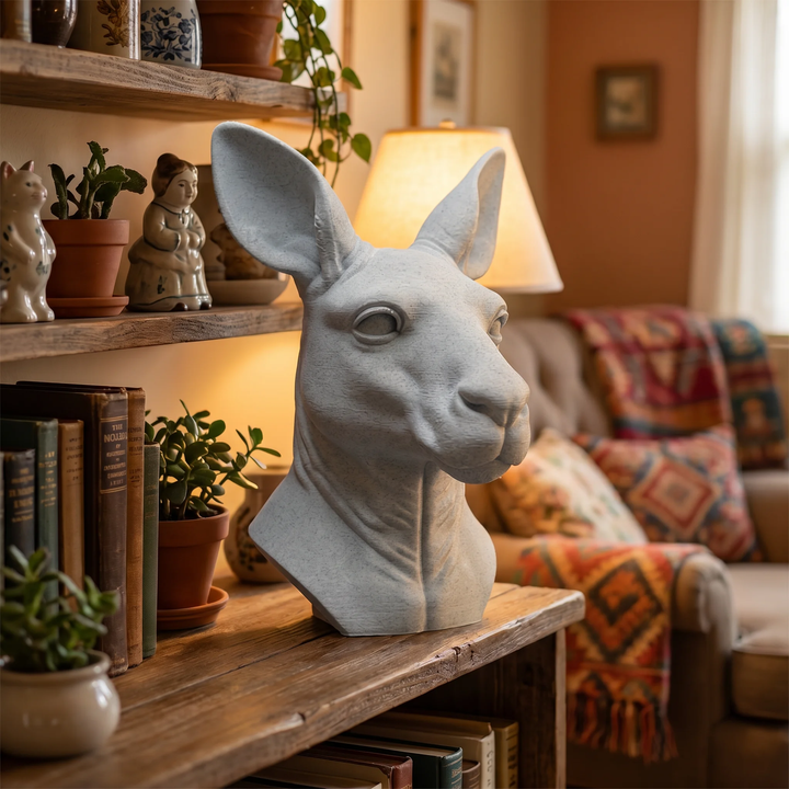 Decorative Kangaroo Head For Home Decor