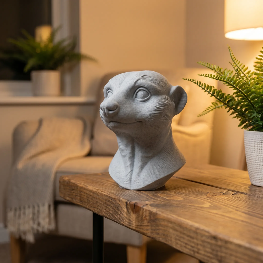 Decorative Meerkat Head For Home Decor