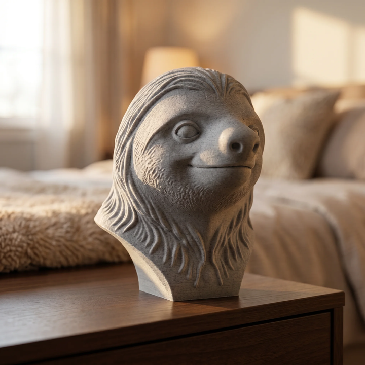 Decorative Sloth Head For Home Decor