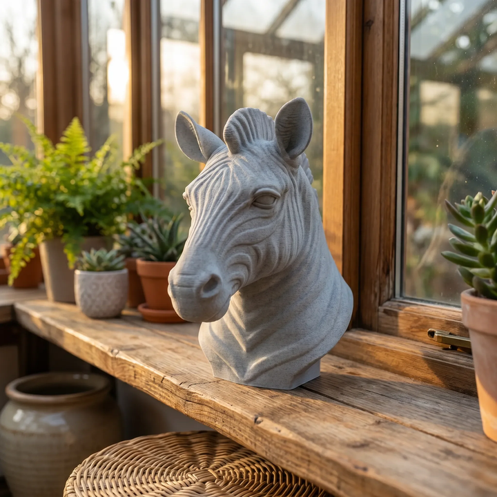 Decorative Zebra Head For Home Decor