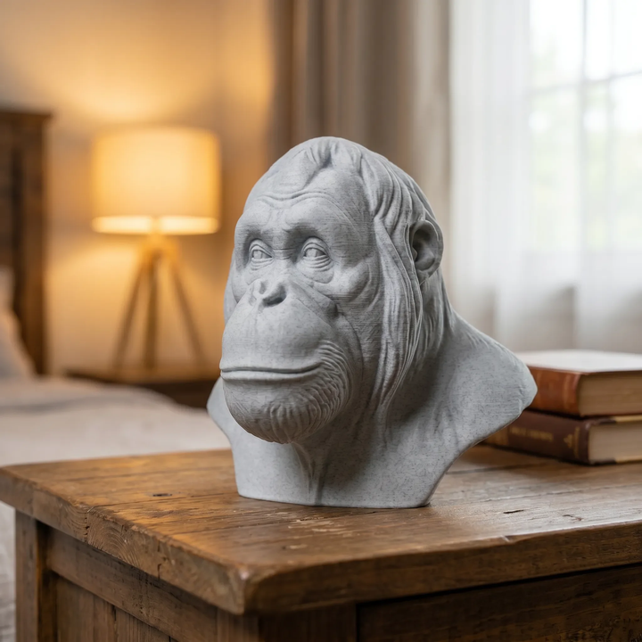 Decorative Orangutan Head For Home Decor