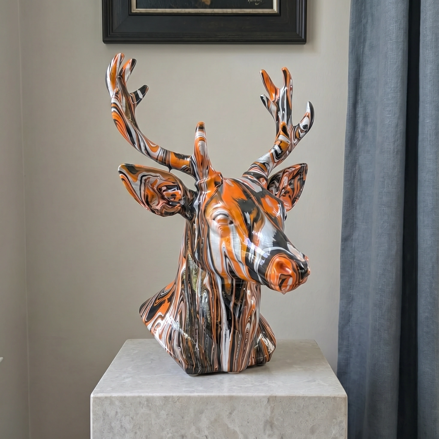 Deer / Stag Head – Hand Painted