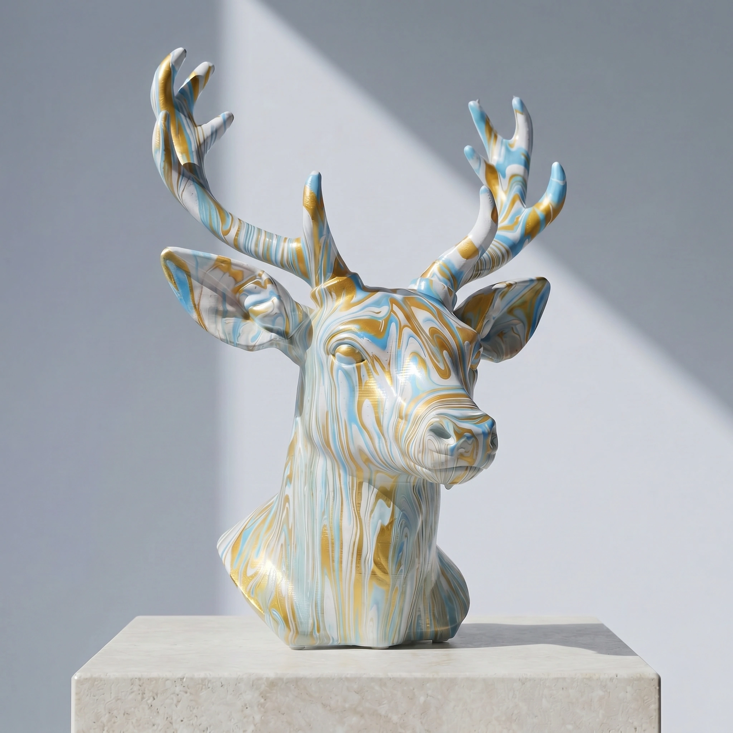 Deer / Stag Head – Hand Painted