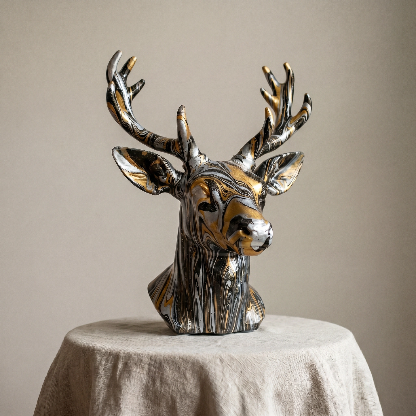 Deer / Stag Head – Hand Painted
