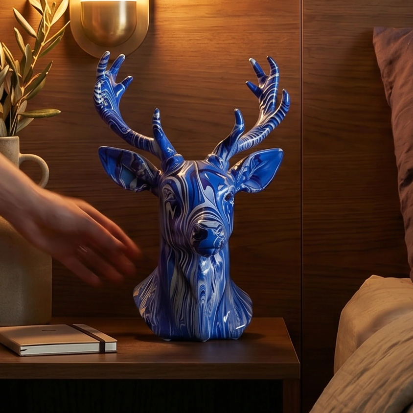 Deer / Stag Head – Hand Painted
