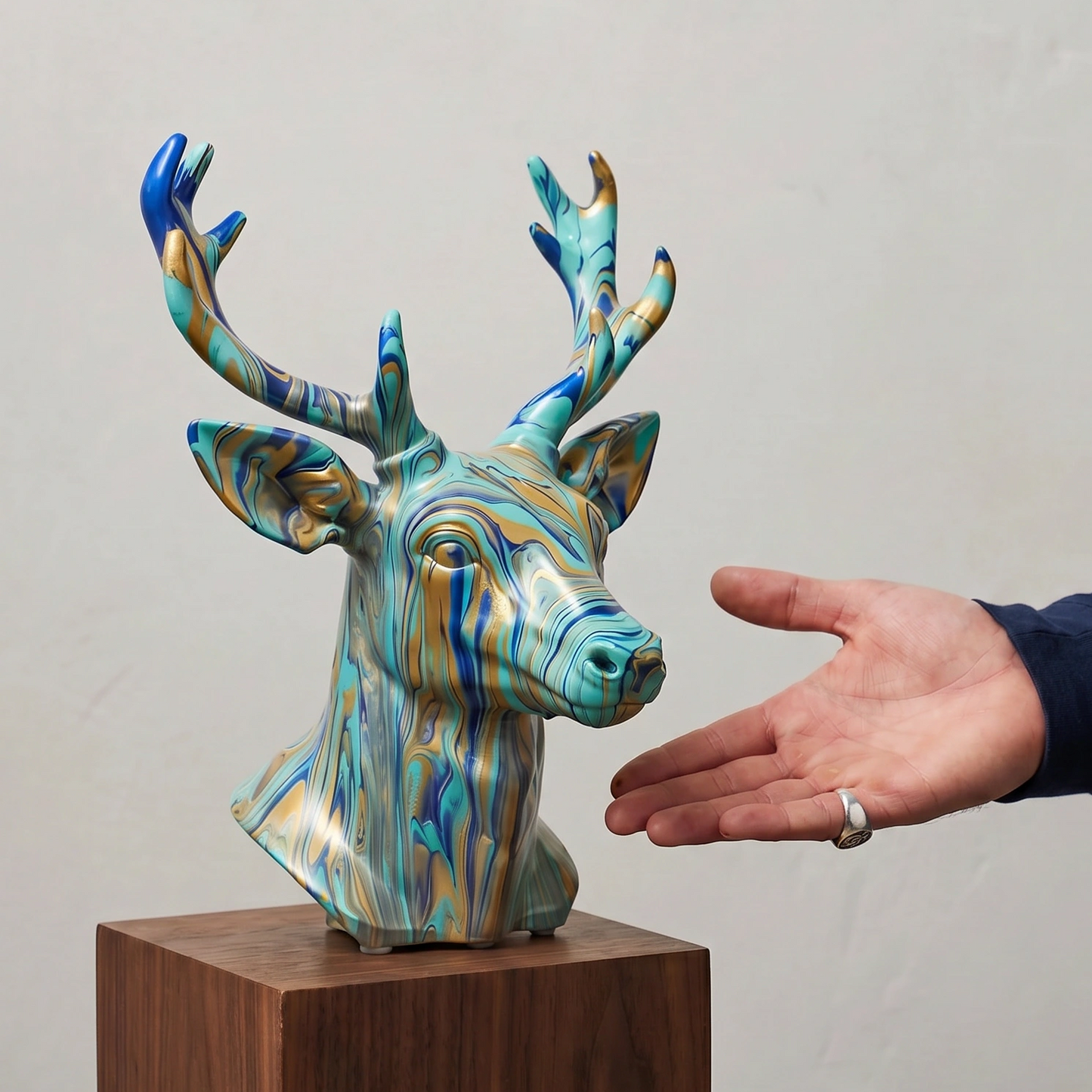 Deer / Stag Head – Hand Painted