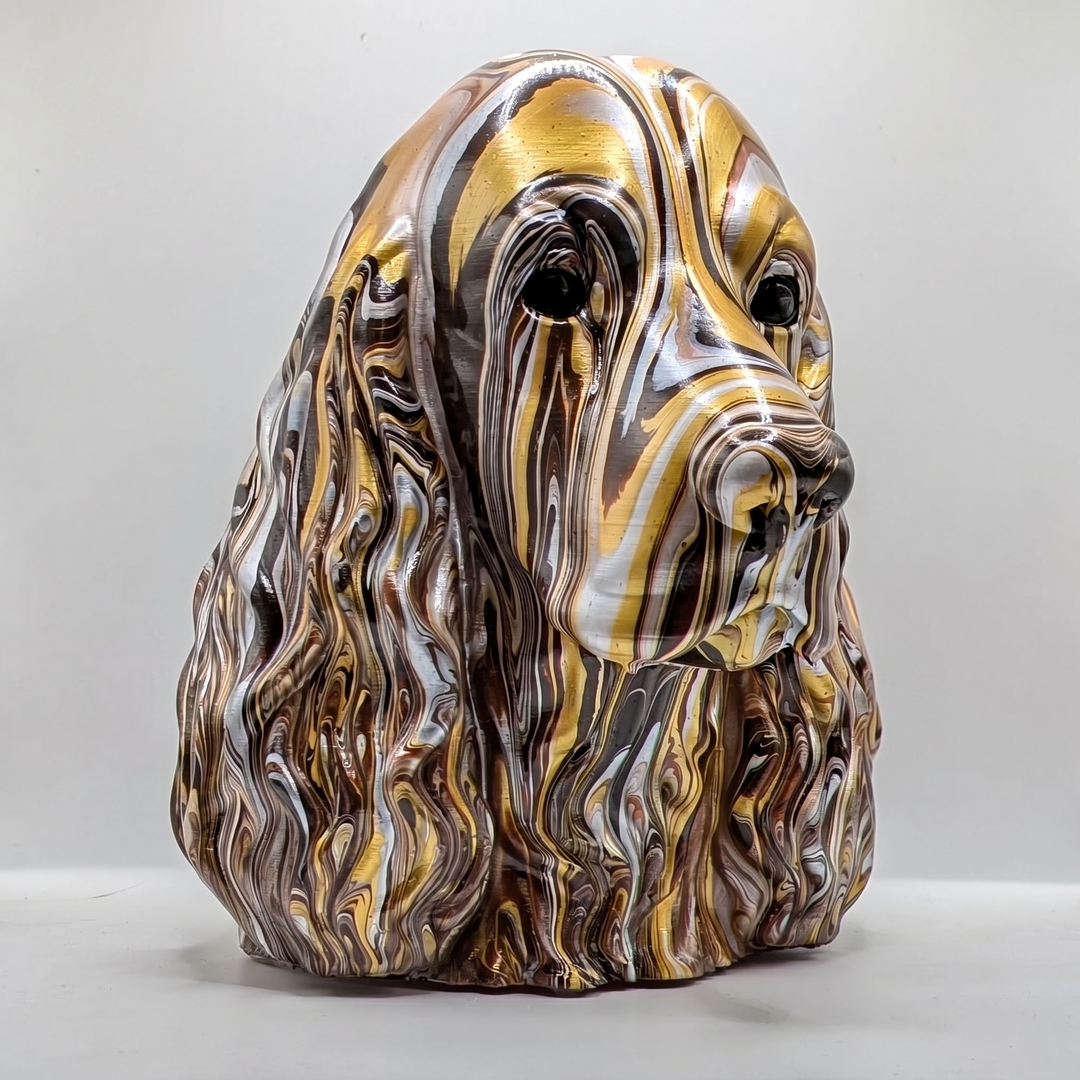 Cocker Spaniel Head – Hand Painted
