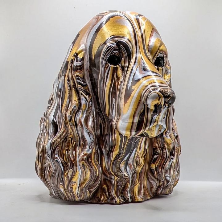 Cocker Spaniel Head – Hand Painted