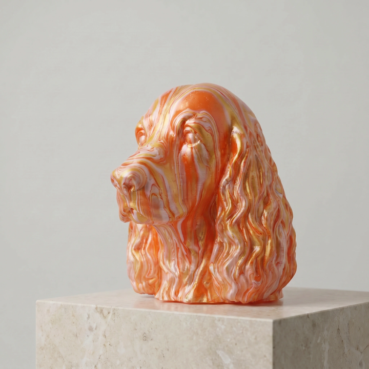 Cocker Spaniel Head – Hand Painted