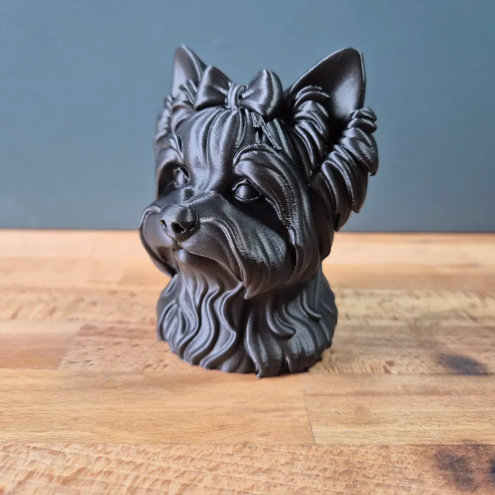Biewer Terrier Head – Hand Painted
