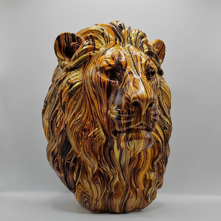 Lion Head – Hand Painted
