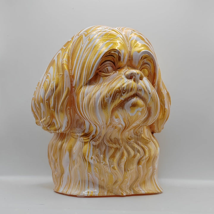 Shih Tzu Head – Hand Painted