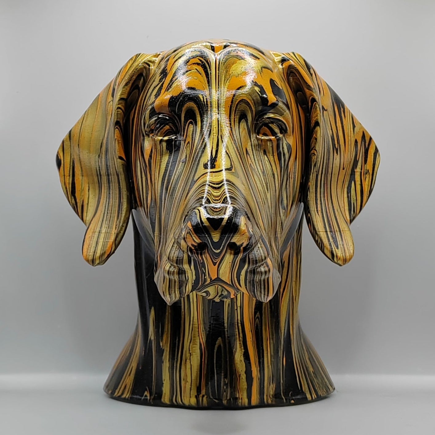 Dobermann Head – Hand Painted