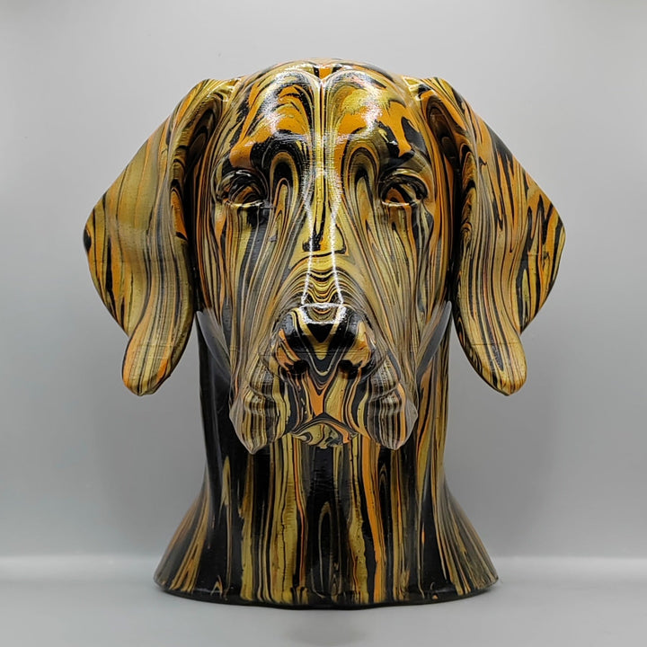Dobermann Head – Hand Painted