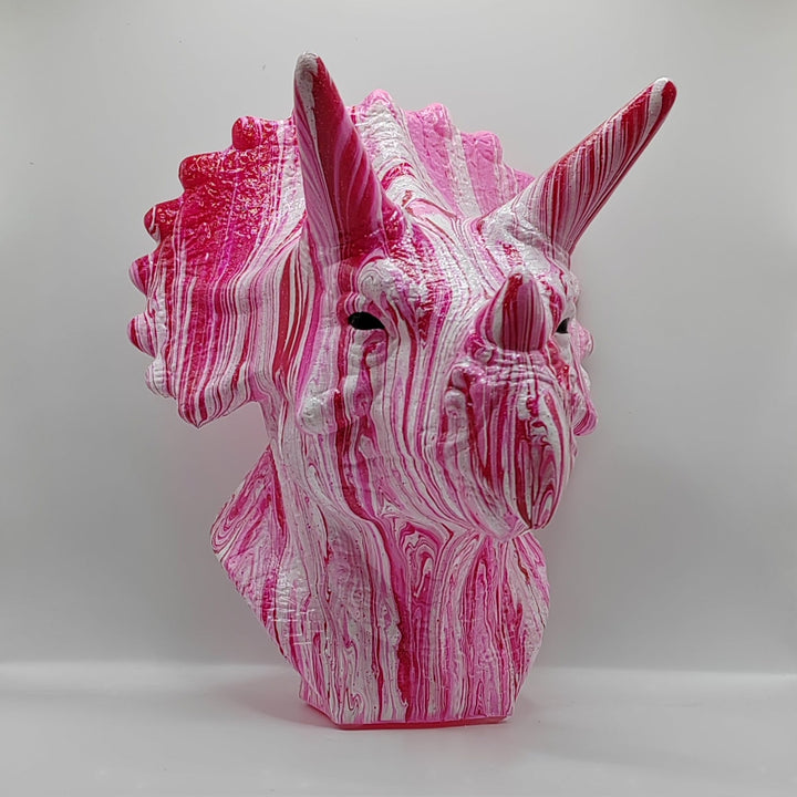 Triceratops Head – Hand Painted