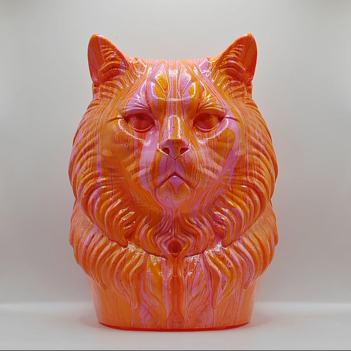 Siberian Cat Head – Hand Painted