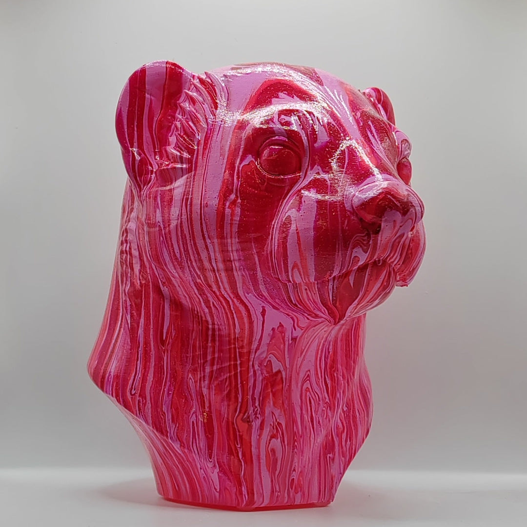 Ferret Head – Hand Painted