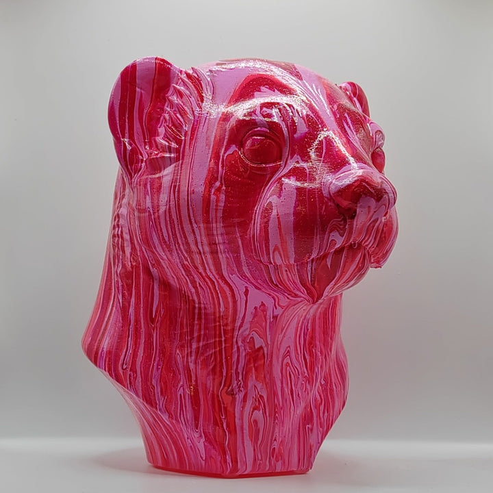 Ferret Head – Hand Painted