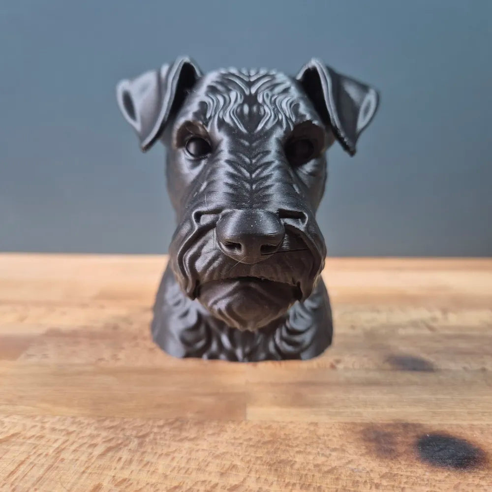 Lakeland Terrier Head – Hand Painted