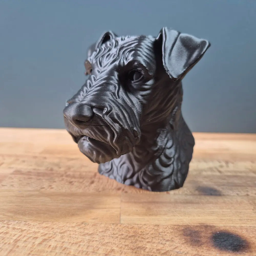 Lakeland Terrier Head – Hand Painted
