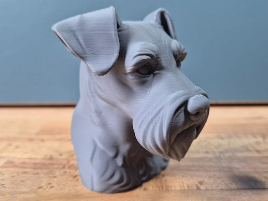 Miniature Schnauzer Bust
