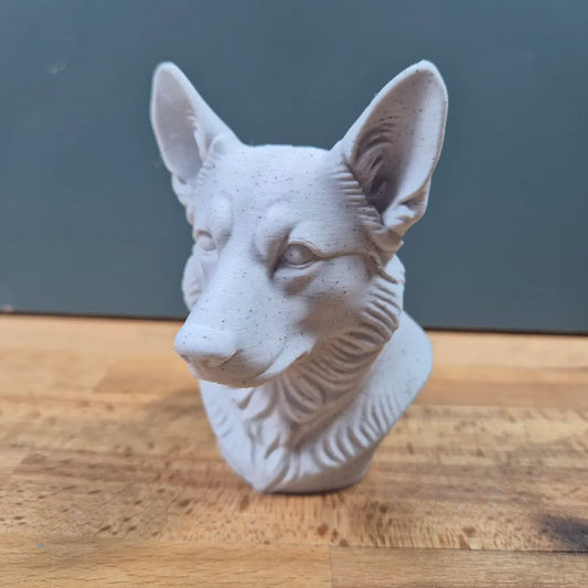 Pembroke Welsh Corgi Bust