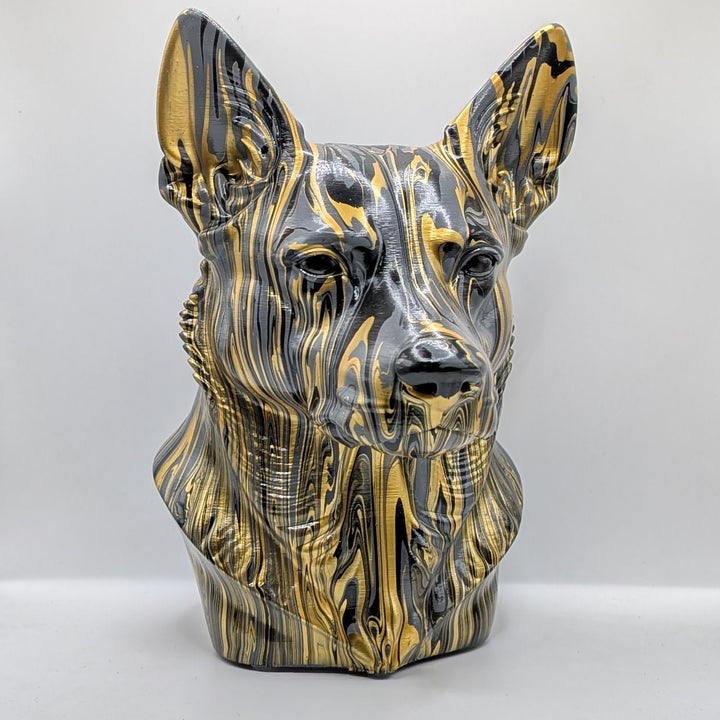 Australian Kelpie Head – Hand Painted
