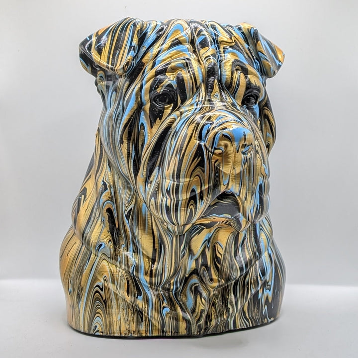 Shar Pei Head – Hand Painted
