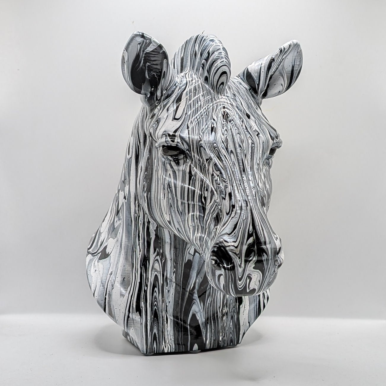 Zebra Head – Hand Painted
