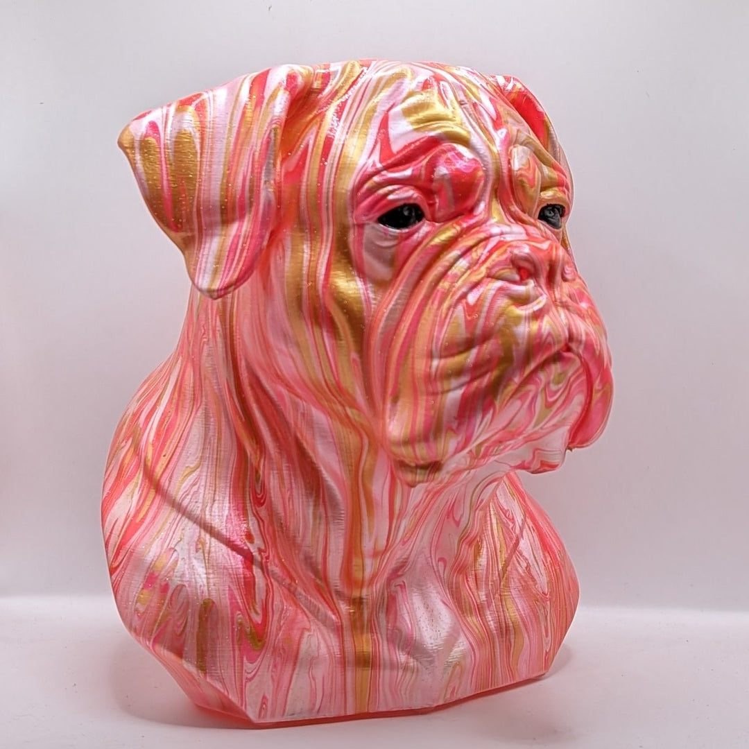 Dogue De Bordeaux Head – Hand Painted